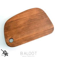 تخته گوشت چوبی مدل فلت کد 4418 _بلوط_