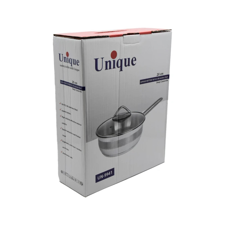 تابه یونیک مدل UN-9941 سایز ۲۰ درب دار