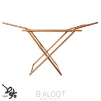 بند رخت چوبی لوکس بزرگ مدل (ZARA) کد 4902 بلوط