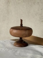 شکلاتخوری چوبی لوکس پایهدار بلوط – کد 411
