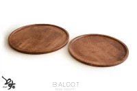سینی چوبی گرد بزرگ مدل کلاسیک بلوط کد 3327