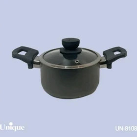 قابلمه تک سایز 24 کف گرانیت طوسی تیره یونیک کد UN-8108