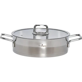 تابه دو دسته استیل یونیک کد UN-9912 سایز ۲۴