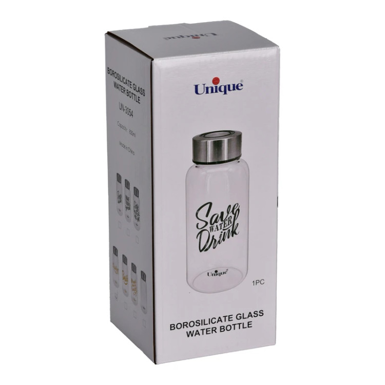 بطری آب با درب استیل 830 میل یونیک مدل UN-3054