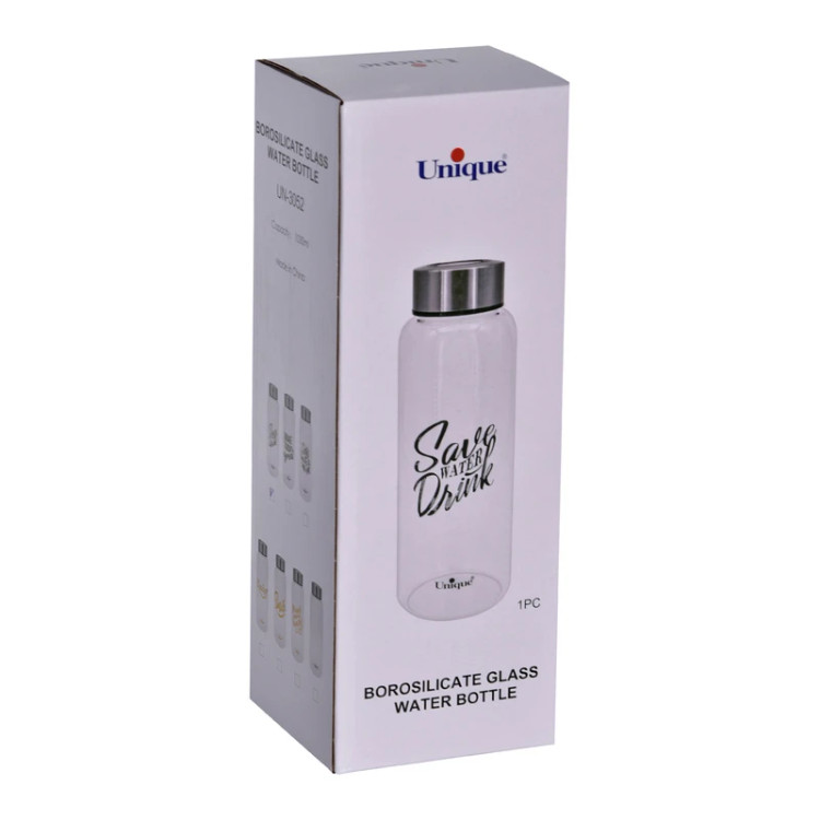 بطری آب یونیک طرح ساده کد 3052