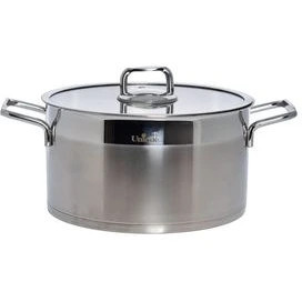 قابلمه استیل یونیک سایز ۲۴ کد UN-9906 فلت