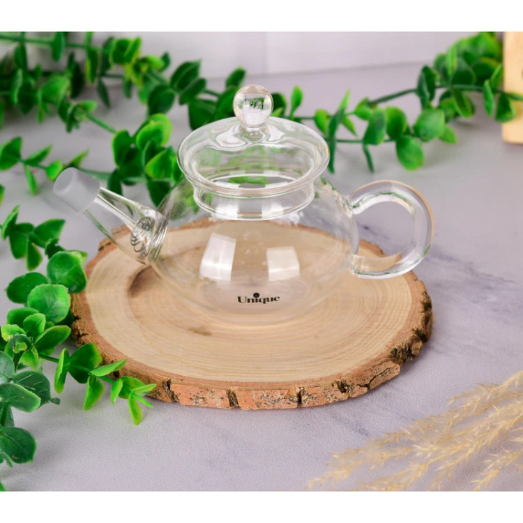 قوری زعفران یونیک کد UN-7932 درب شیشه ای