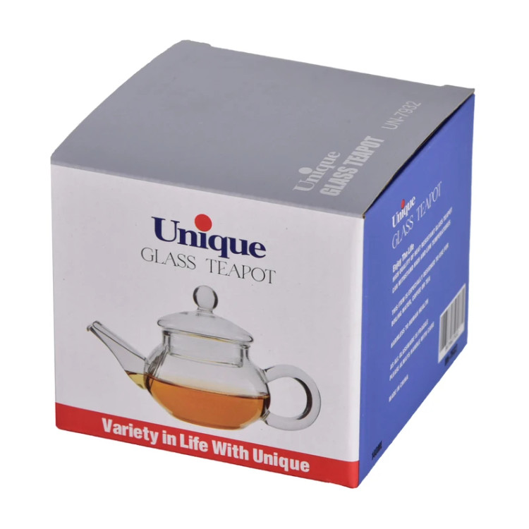 قوری زعفران یونیک کد UN-7932 درب شیشه ای