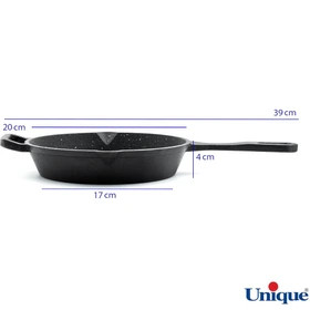 تابه چدنی تک دسته یونیک UN3-6044 سایز 20