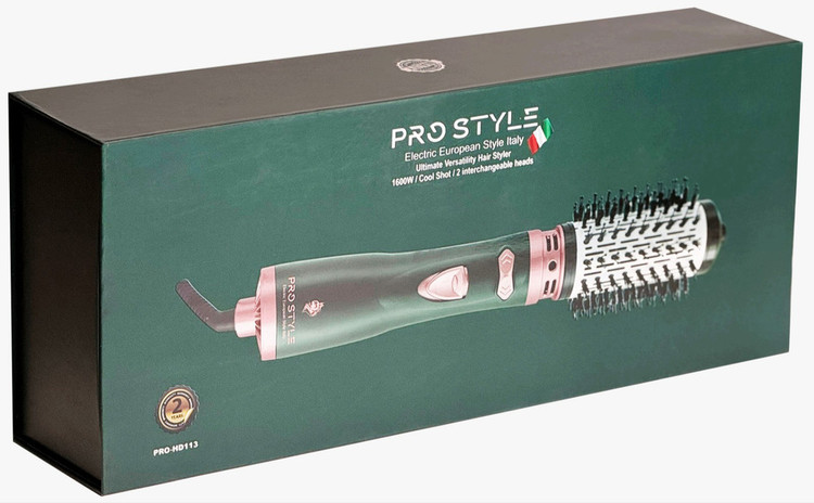 سشوار برسدار چرخشی پرواستایل (Pro Style) مدل نانو کد PRO-HD113