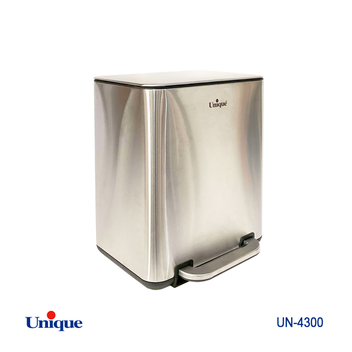 سطل زباله پدالی یونیک کد UN-4300 ظرفیت ۲۰ لیتر