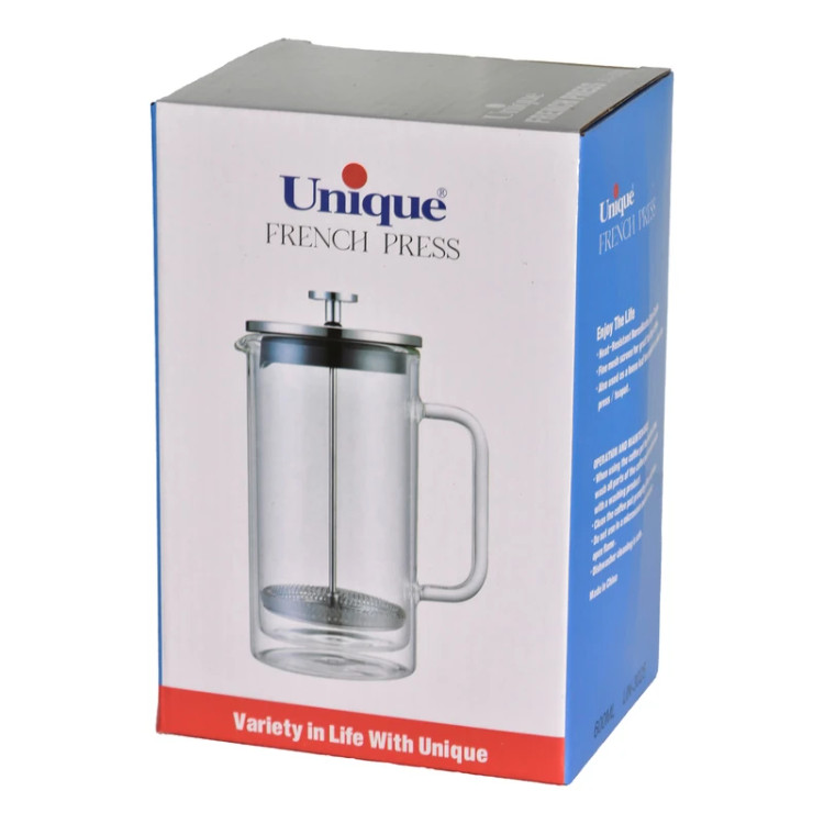 فرنچ پرس یونیک مدل UN-3025 ظرفیت ۶۰۰ میلی لیتر