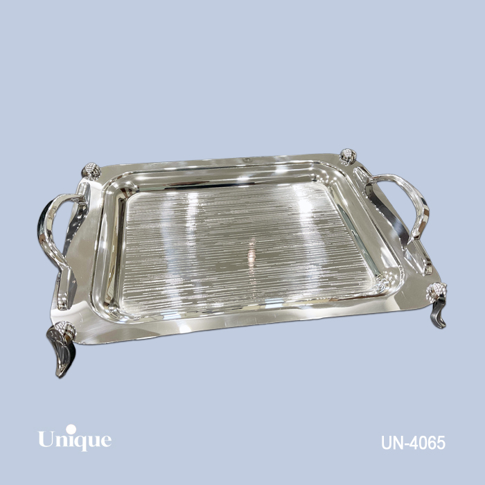 سینی دسته دار یونیک کد 4065 سایز 26*41 سانتی متر